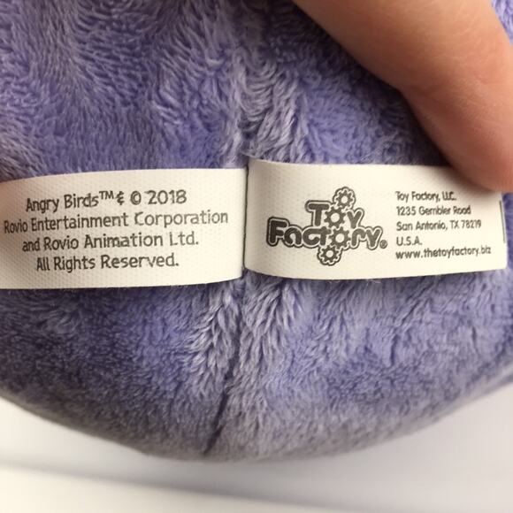 Angry Birds Hatchlings Purple Plush 8'' 2018 Rovio Toy Factory Stuffed Animal - Picture 14 of 16